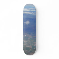 Ground Clouds From Airplane Custom Skateboard