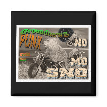 Groundhawg PUNX world tour NO MO SNO magnets
