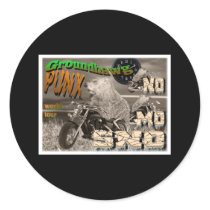 Groundhawg PUNX world tour NO MO SNO stickers