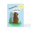 Groundhog Day Birthday cards