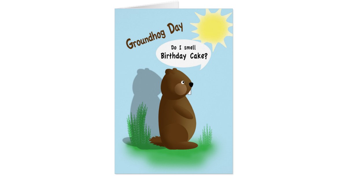 Groundhog Day Birthday Card | Zazzle