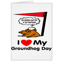Groundhog Day Greeting Card