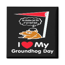 Groundhog Day Fridge Magnets