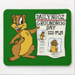 "Groundhog Day News" MousePad mousepads