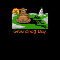 Phil's Scary Shadow Groundhog Day T-Shirt