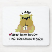 Groundhog day vote shadow mousepads by Anotherfort Groundhog day vote shadow mousepads