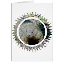 Groundhog Greeting Card