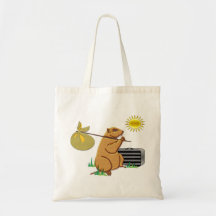 Groundhog Runs Away Bags