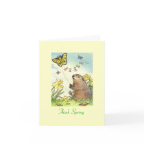 Groundhog's day card