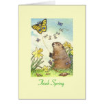 Groundhog's day card