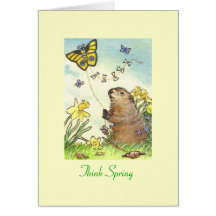 Groundhog's day card