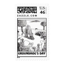 GROUNDHOGS DAY postage