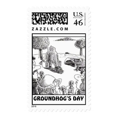 GROUNDHOGS DAY Postage