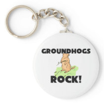 Groundhogs Rock keychains
