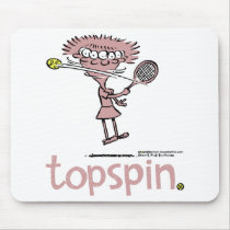 Groundies - Topspin mousepad by rickdraw Groundies - Topspin mousepad