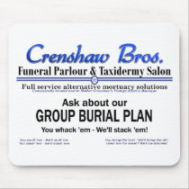 Group Burial Plan mousepads