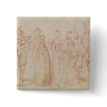 Group of Comic and Tragic Actors Button