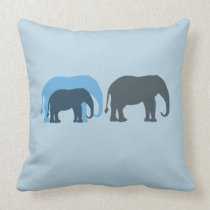 Group of Elephants American MoJo Pillow pillows