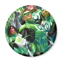 Group of Green Lanterns Refrigerator Magnets