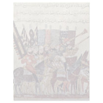 Group Of Riders Waiting For The Procession Custom Letterhead