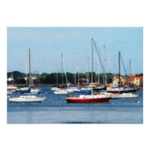 Group of Sailboats Newport RI Invites
