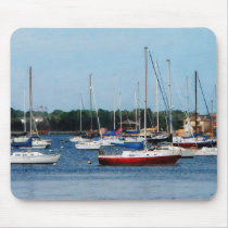 Group of Sailboats Newport RI Mouse Pads