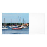 Group of Sailboats Newport RI Photo Greeting Card