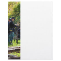 Group of Union Soldiers Custom Letterhead