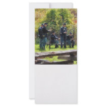 Group of Union Soldiers Rack Cards