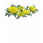 Group of Yellow Marigolds Ladies