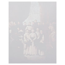 Group Photo Of Venetian Monks, Canons And Members Personalized Letterhead