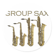 Group Sax stickers by MarchingBand Group Sax stickers