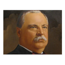Grover Cleveland  22 &24 Postcard