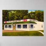 Grovertown Indiana Mrs  Bennett's Fried Chicken Print
