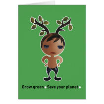 Grow a green conscience! cards