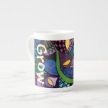 "Grow" Abstract Bone China Mug by Lara Kulpa mugs