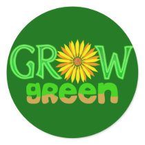Grow Green Stickers
