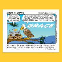 Grow in Grace postcard postcards