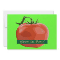 Grow It Baby! - Tomato Invitation