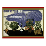 GROW IT YOURSELF - GARDEN POST CARD