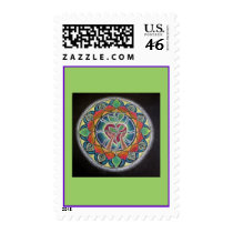 Grow Love Mandala Valentines Day Stamp