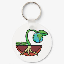 "Grow our Earth" planted design keychains by Eholidayz "Grow our Earth" planted design keychains