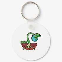 "Grow our Earth" planted design keychains by Eholidayz "Grow our Earth" planted design keychains
