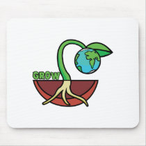 "Grow our Earth" planted design mousepads by Eholidayz "Grow our Earth" planted design mousepads