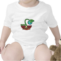 "Grow our Earth" planted design t-shirts by Eholidayz "Grow our Earth" planted design t-shirts