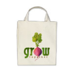 Grow Together (Radish) Tote Bags