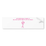 GROW UP MAN BUMPER STICKER