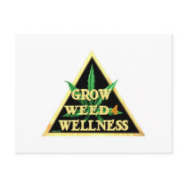 Grow weed 4 wellness postcards