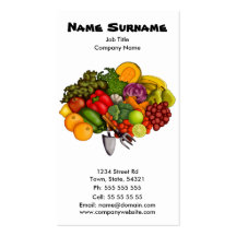 Grow Your Own (on white), business card
