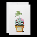 Grow Zombie Invitation invitations